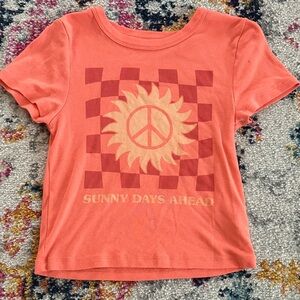 American Eagle Outfitters Orange Crop Top